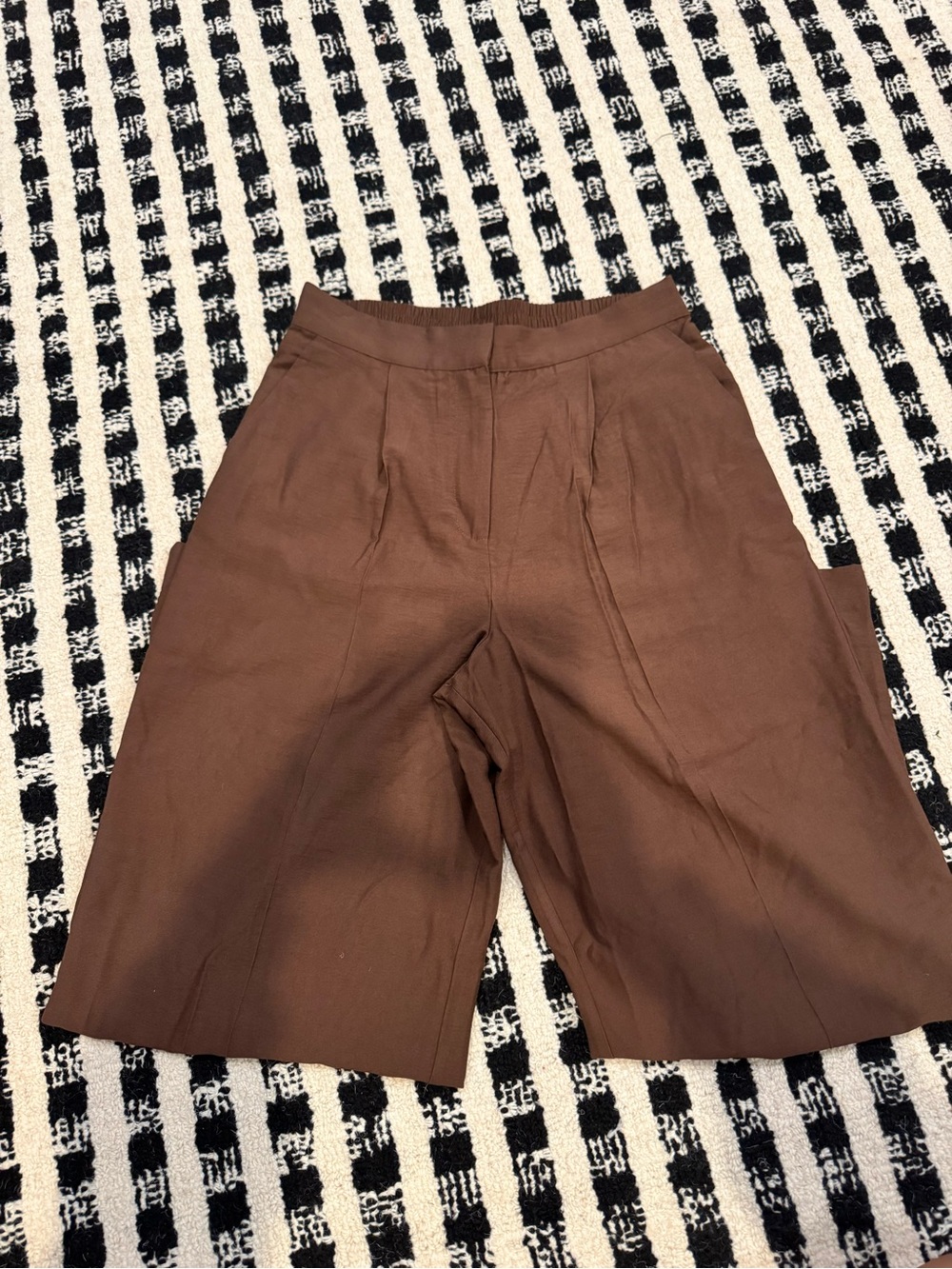 Brown House of Harlow Women's Wide-Leg Shorts